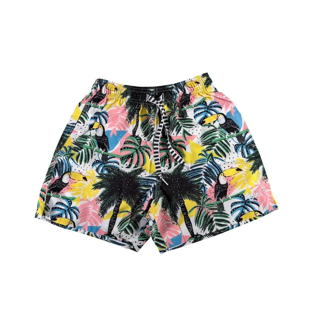 Dolfin Uglies Youth Jungle Party 5 Shorty Swim Shorts Size‎ YM Toucan New